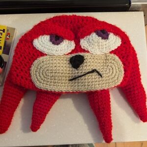 Knuckles inspired beanie knit hat